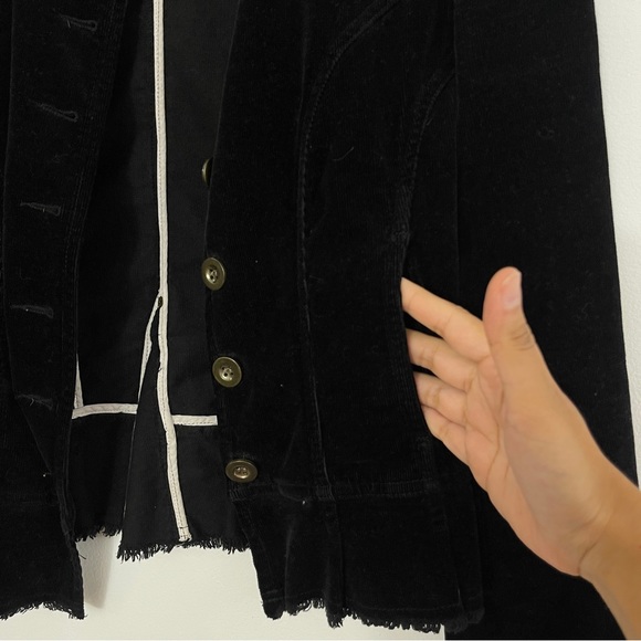 Black Corduroy Jacket- size S - Picture 7 of 14